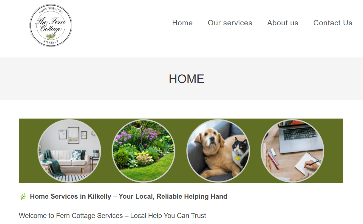 Site web Fern Cottage Site web Fern Cottage